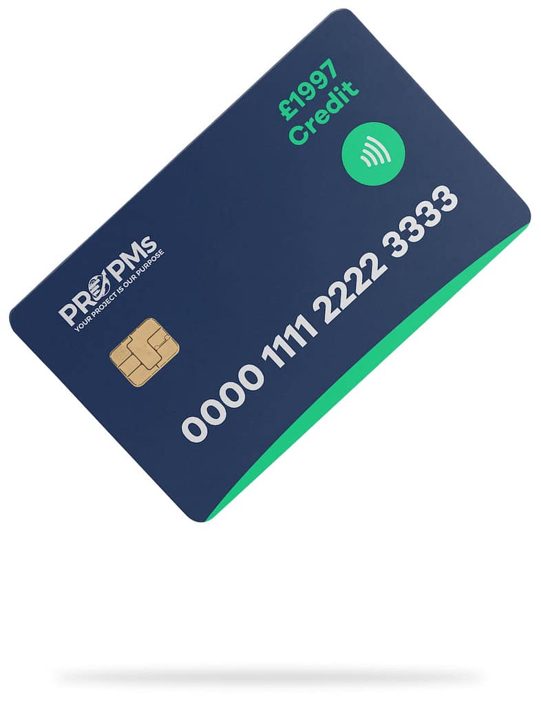 PRO PMs Credit Card Mockup